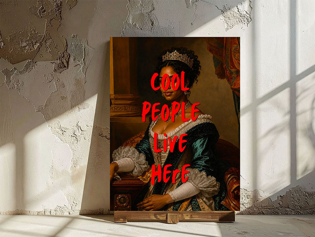 Cool People Live Here-Orange