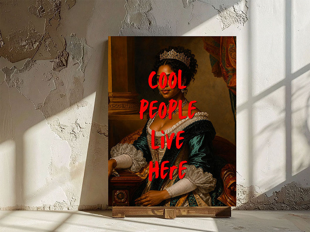 Cool People Live Here-Orange