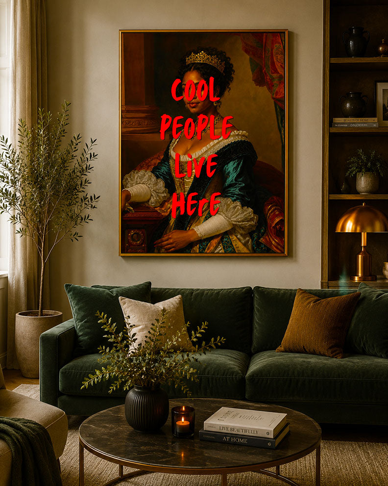 Cool People Live Here-Orange
